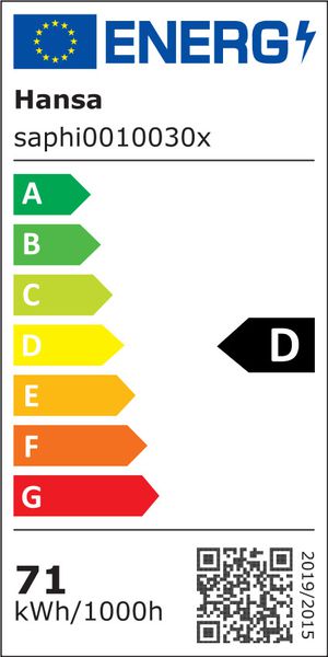 Étiquette énergétique 729933